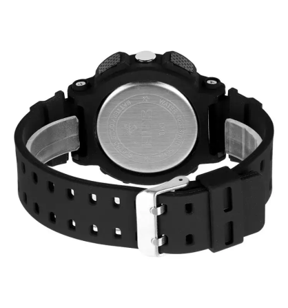 Чоловічий наручний годинник Skmei 1718 (Чорний) Київ