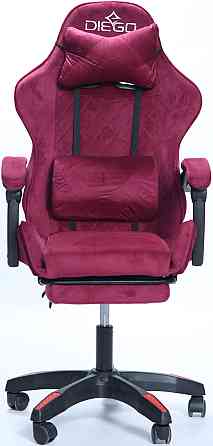 Крісло геймерське DIEGO ALCANTARA PRO Cherry Київ