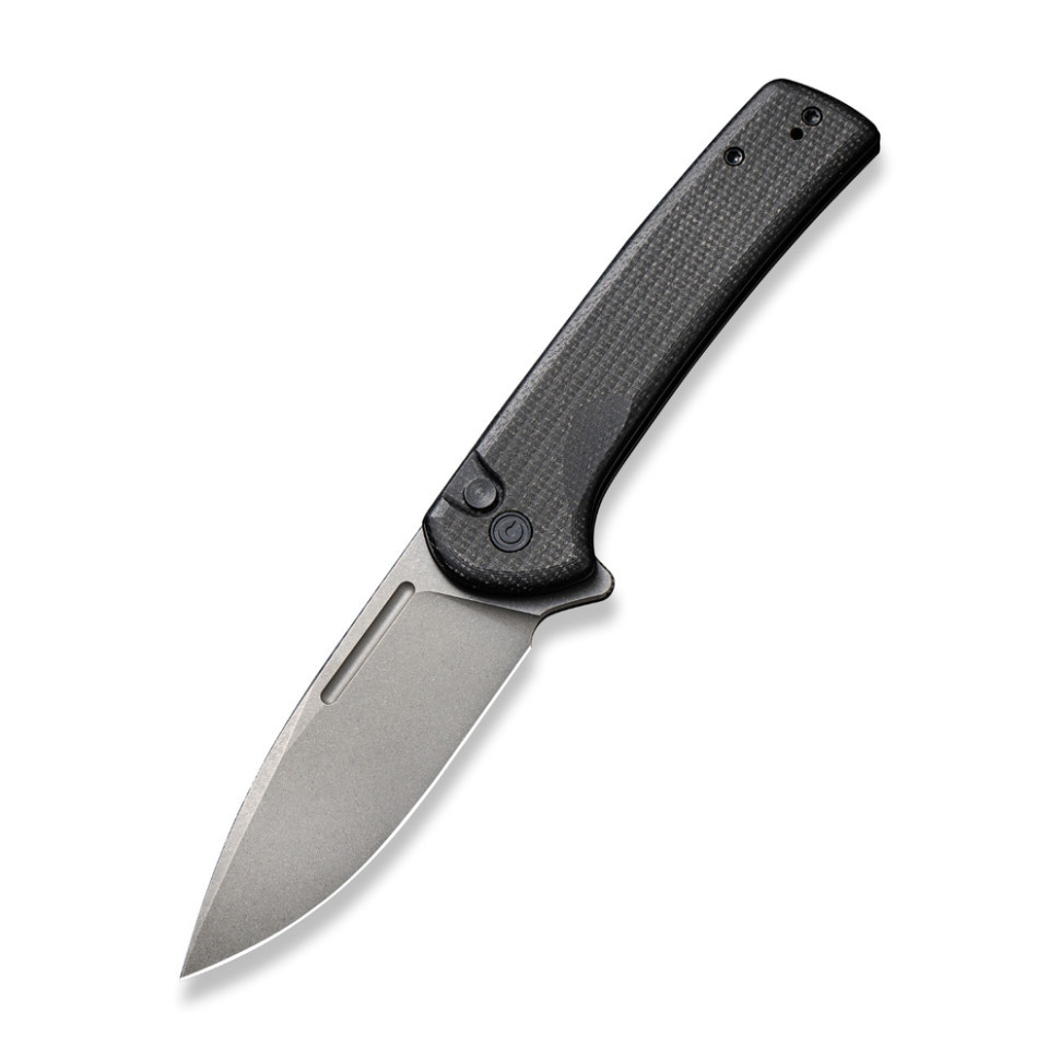 Ніж складаний туристичний Civivi Conspirator, (8.8 см) Nitro-V / Micarta чорний Київ - фото 1