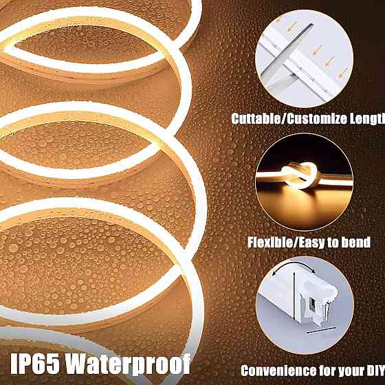 Гнучка світлодіодна неонова LED стрічка Zhennby 3м Луцк