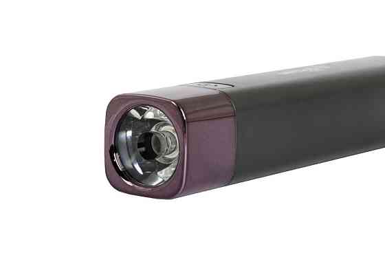 Ліхтар WERTVOLL 3 режими LED Li-ion 1200 mAh/t 7000 K/80 lum powerbank ABS 122х25 мм BLACK RX-8002 Коломыя