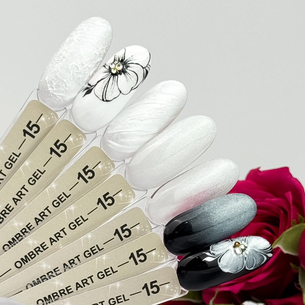Гель-фарба для омбре Crooz Art gel ombre №15 3мл Херсон - изображение 1