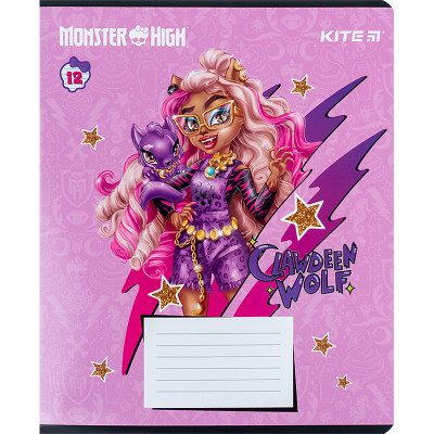 Зошит Kite Monster High 12 аркушів, лінія (MH24-234) Вінниця - фото 7