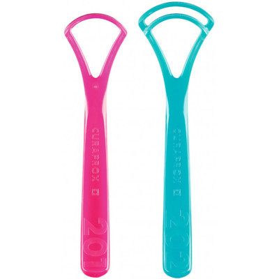 Очищувач язика Curaprox CTC 203 1 шт. З одним лезом + 1 шт. З подвійним лезом Колір в асортименті (7612412427134) Вінниця - фото 1