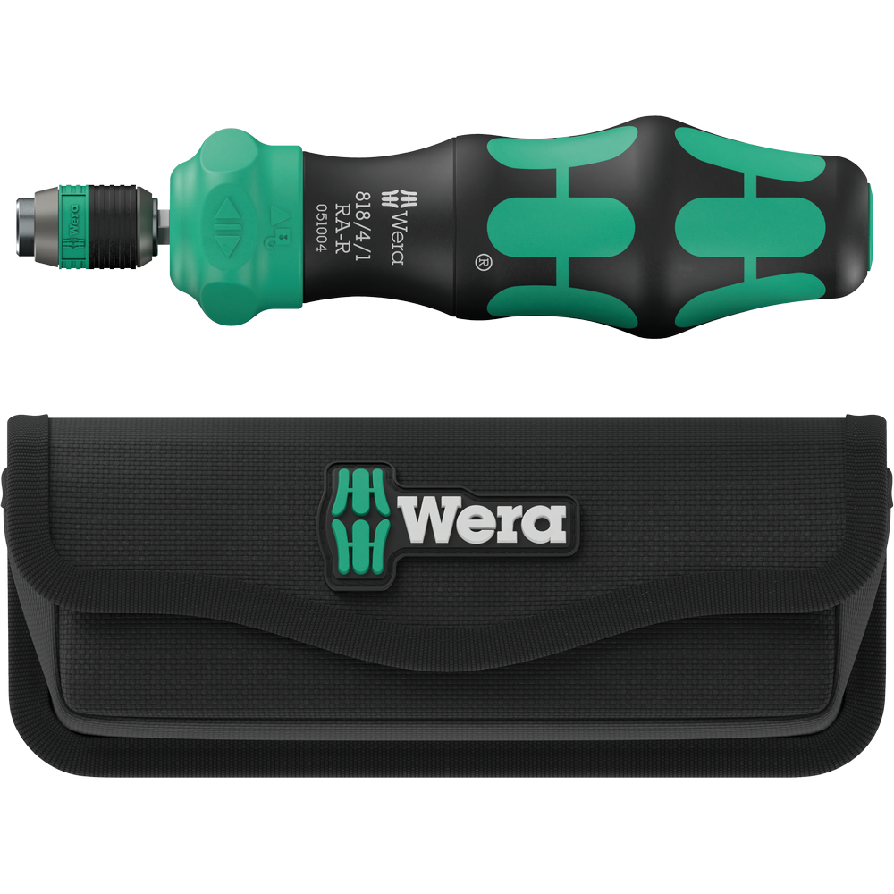 Викрутка з тріскачкою Wera з магнітним тримачем 1/4" магазин для біт в ручці PH/SL, 7од.,в сумці 05051515001 Одеса - фото 2
