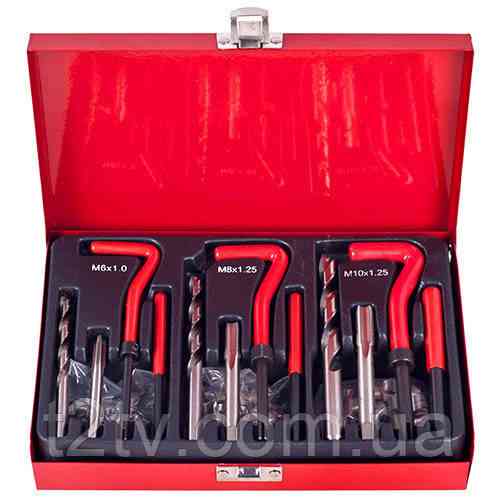 Набір для відновлення різьби M6-M10. 88 пр. Alloid НР-1051 Винница