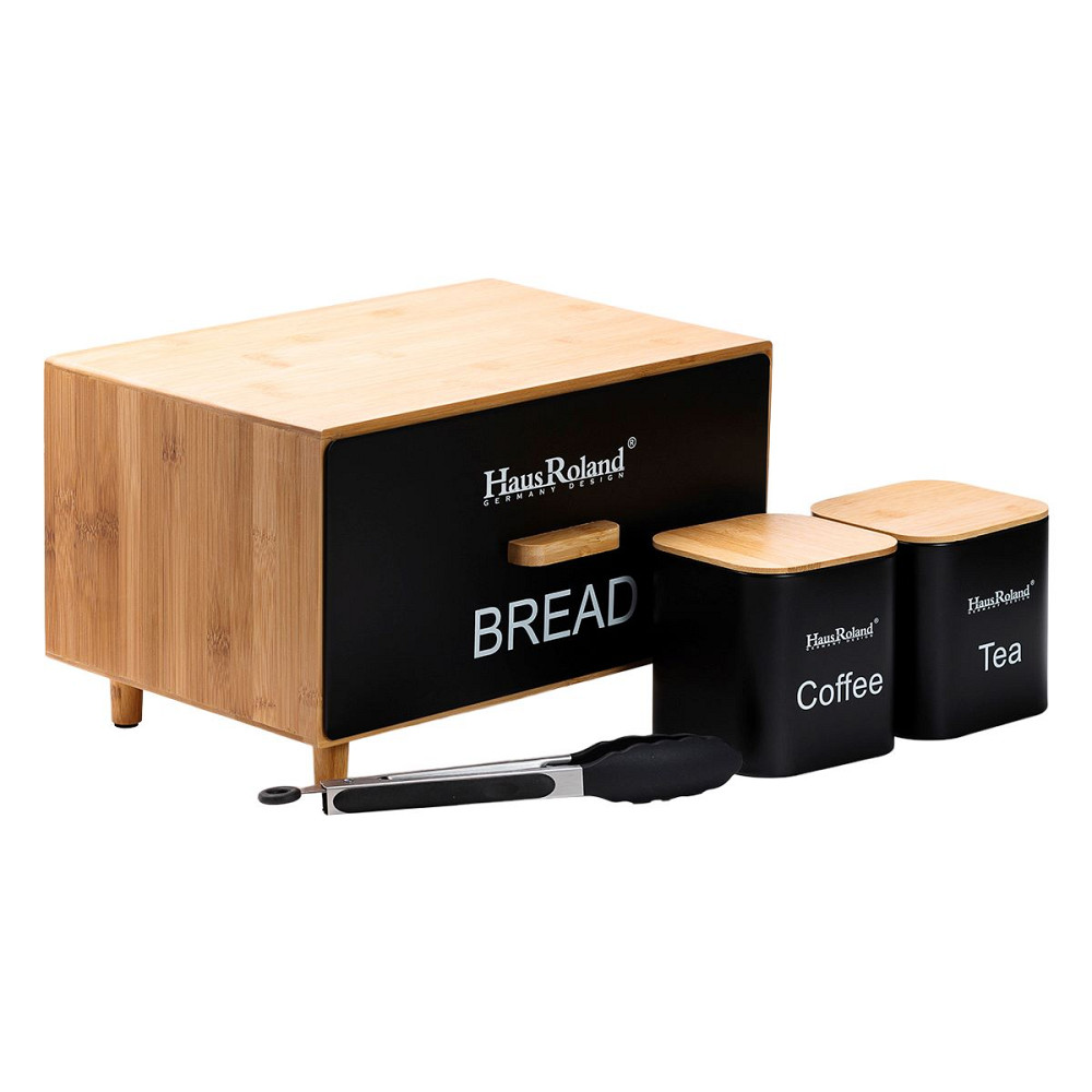 Haus Roland Кухонний набір для зберігання продуктів чорний HP33534B Коломыя - изображение 3