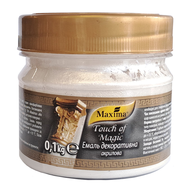 Эмаль декоративная акриловая серебро ТМ 