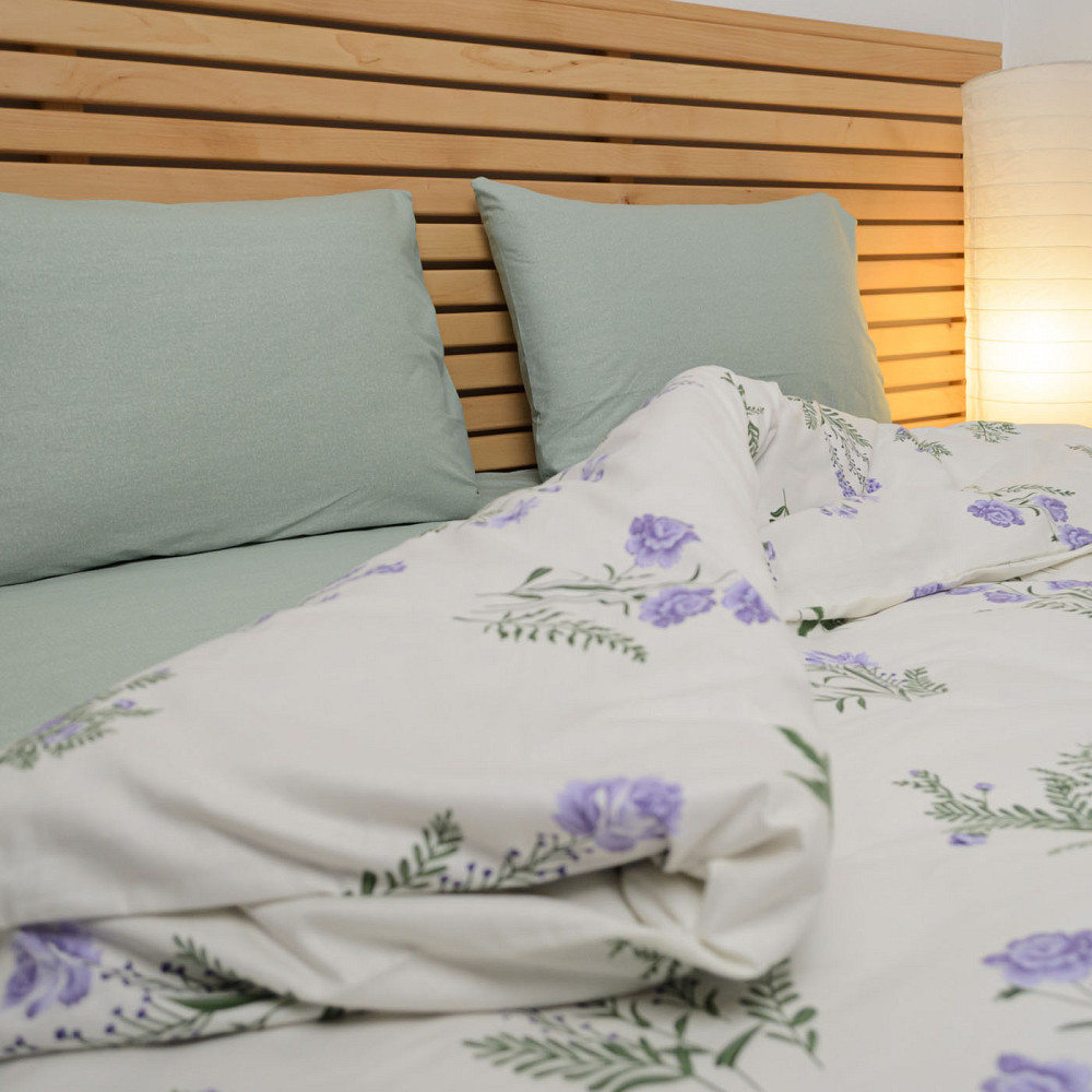 Евро комплект постельного белья Сатин Скиф 125 г/м2 YouStar (Белый) 2 х 70х70 Сумы - изображение 4