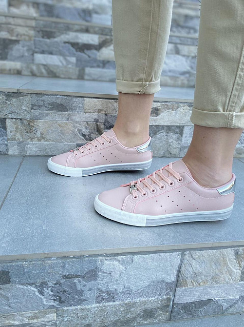 BBG Сліпони жіночі B.B.G рожевий/срібло (весна-осінь, еко-шкіра) (2506) 36-41 38 Коломия - фото 1