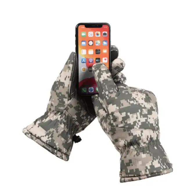 Тактические зимние перчатки ВСУ (размер XL) Снежный камуфляж Киев - изображение 4