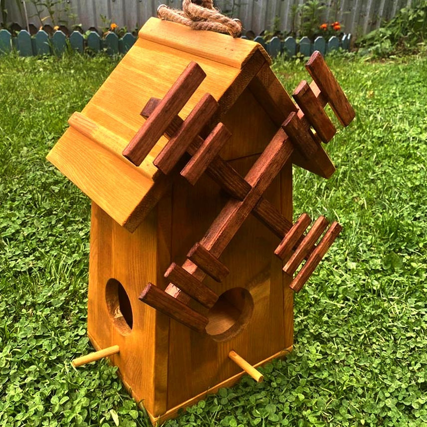 Годівниця для птахів "Каспійка" сієна Миколаїв - фото 1