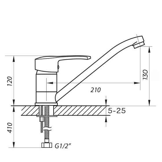 Кухонный смеситель Zerix PED-A 270 ZX0061 Харьков