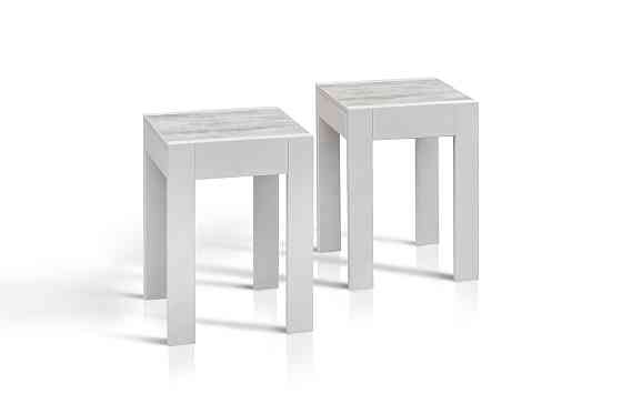 Табурет Слайдер, білий/урбан Київ