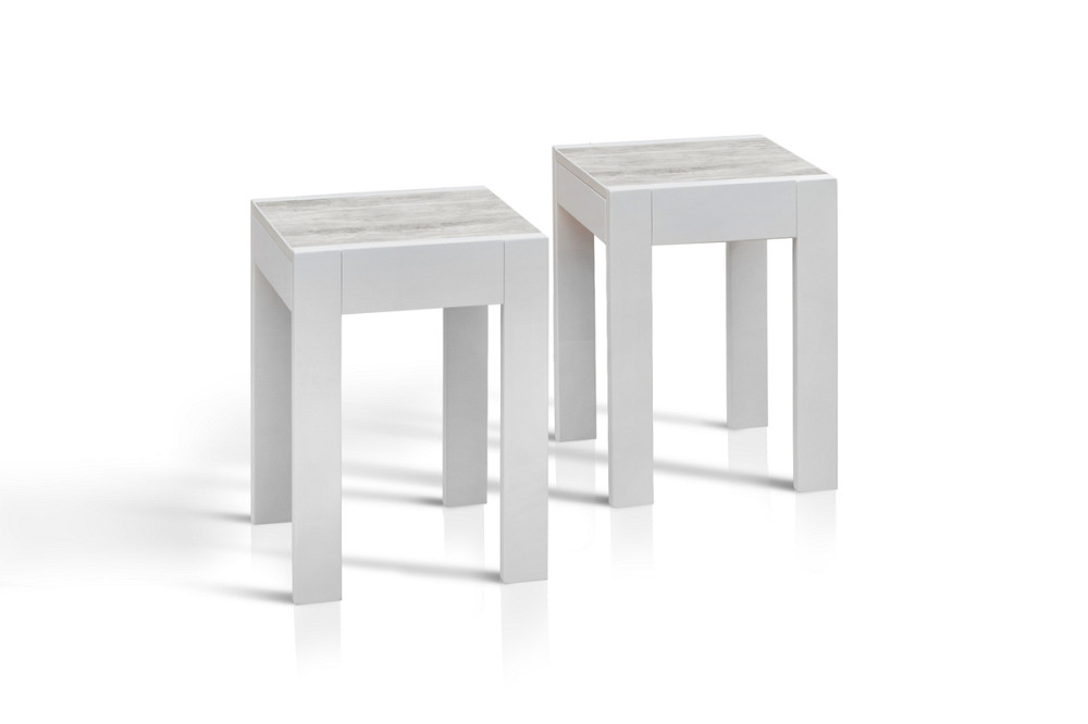 Табурет Слайдер, білий/урбан Киев - изображение 2