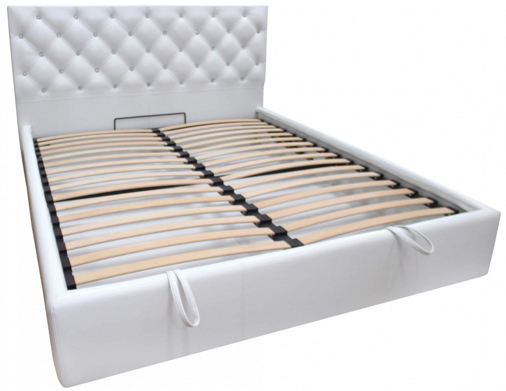 Кровать Coventry Comfort 120 х 200 см Boom 01 C1 С подъемным механизмом и нишей для белья Белый Днепр - изображение 8