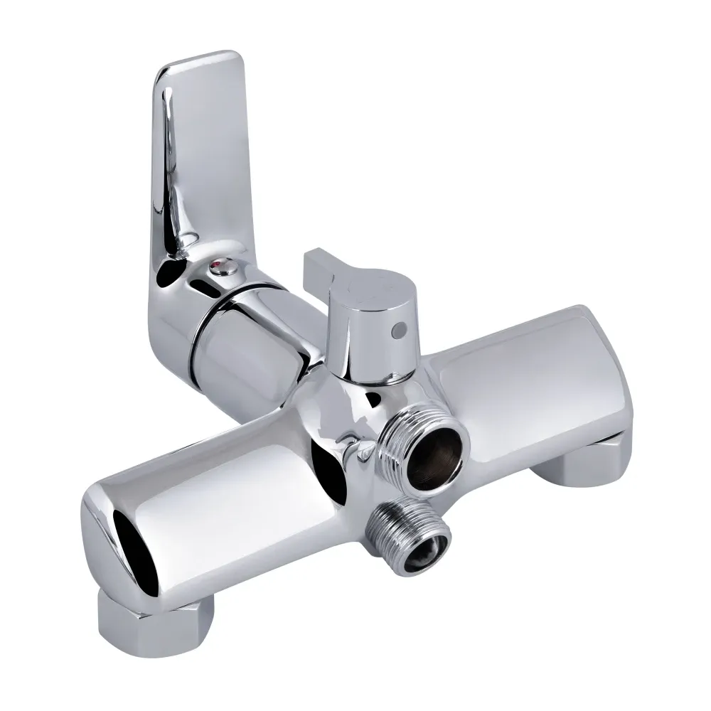 Смеситель для ванны Qtap Leo New c душевым гарнитуром QTLEO2601CRM45562 Chrome Киев - изображение 3