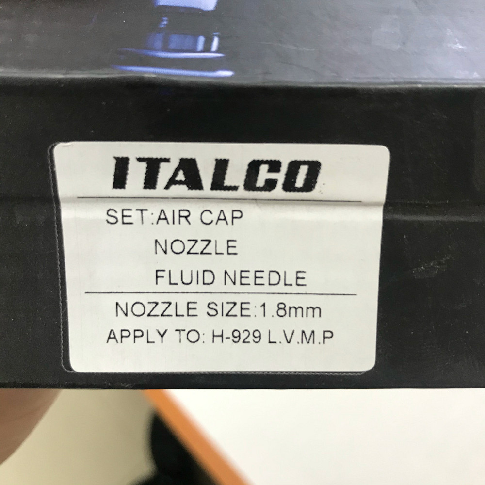 Змінний комплект форсунки для краскопультів H-929 LVMP, діаметр 1,8 мм ITALCO NS-H-929-1.8 LM Одеса - фото 4