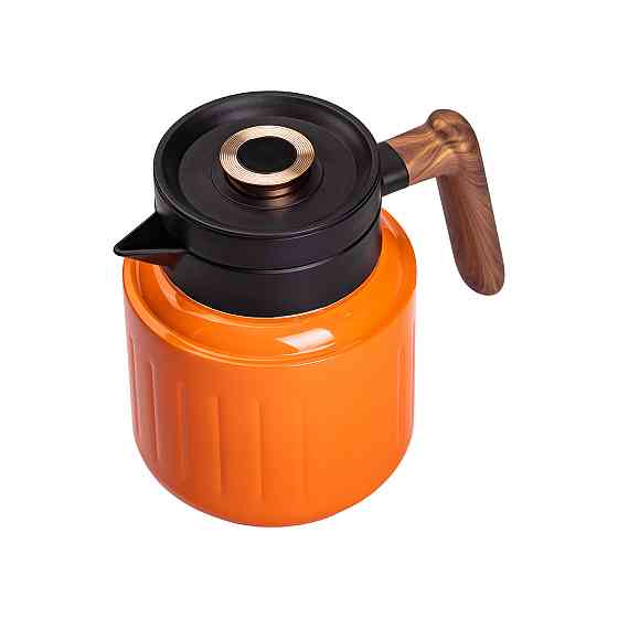 Yiwu Чайник термос з індикатором температури та заварником 1 л помаранчевий HP-14-51O Коломыя