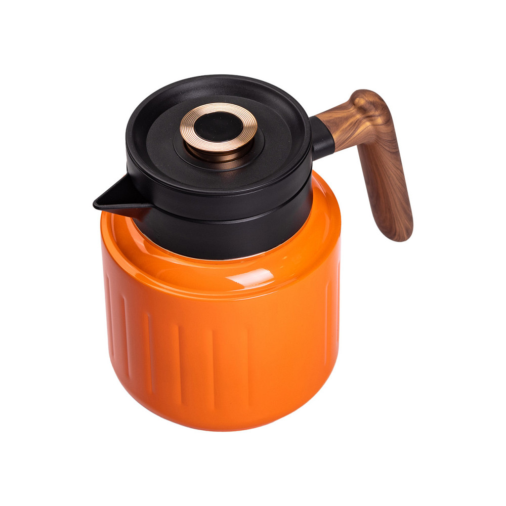 Yiwu Чайник термос з індикатором температури та заварником 1 л помаранчевий HP-14-51O Коломыя - изображение 3
