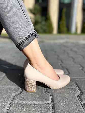 Nivelle Туфлі жіночі NIVELLE пудра натуральна шкіра каблук 6 см (1529/6030-6045) Коломия