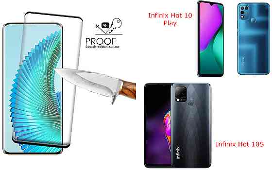 Защитное стекло HyperGlass Pro для Infinix Hot 10 Play, Hot 10S – максимальная чувствительность и защита Киев