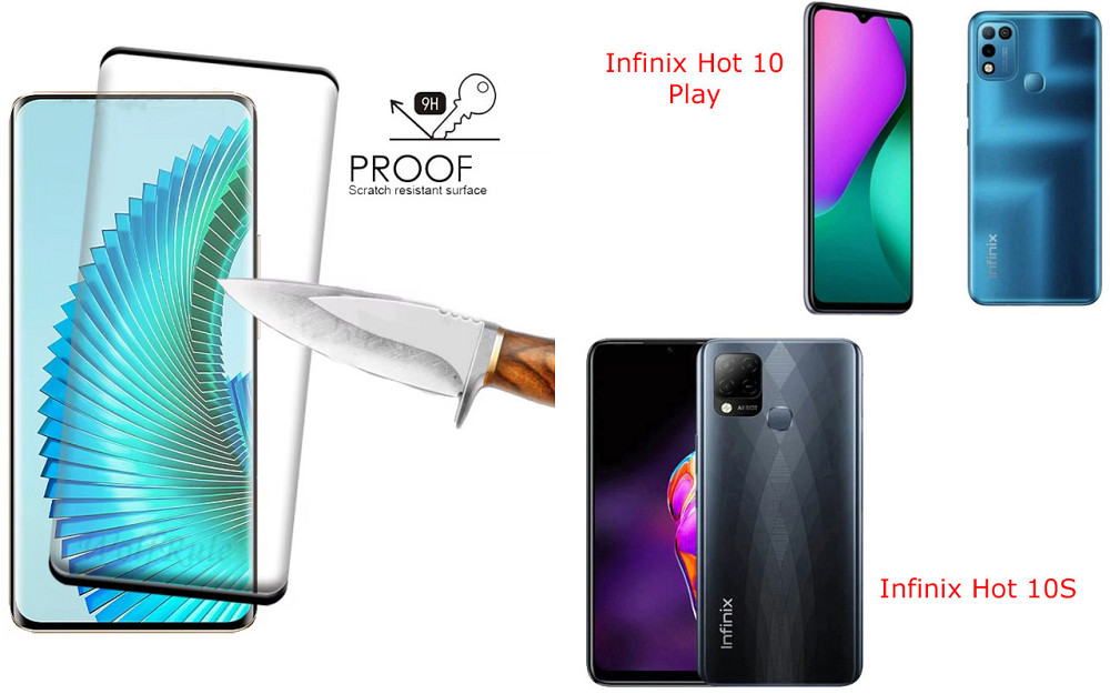 Защитное стекло HyperGlass Pro для Infinix Hot 10 Play, Hot 10S – максимальная чувствительность и защита Киев - изображение 1