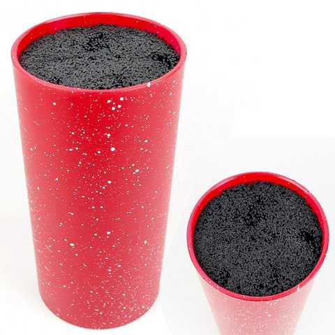 Подставка для ножей UNIQUE UN-1851. Цвет: красный IV-74 Львов - изображение 4