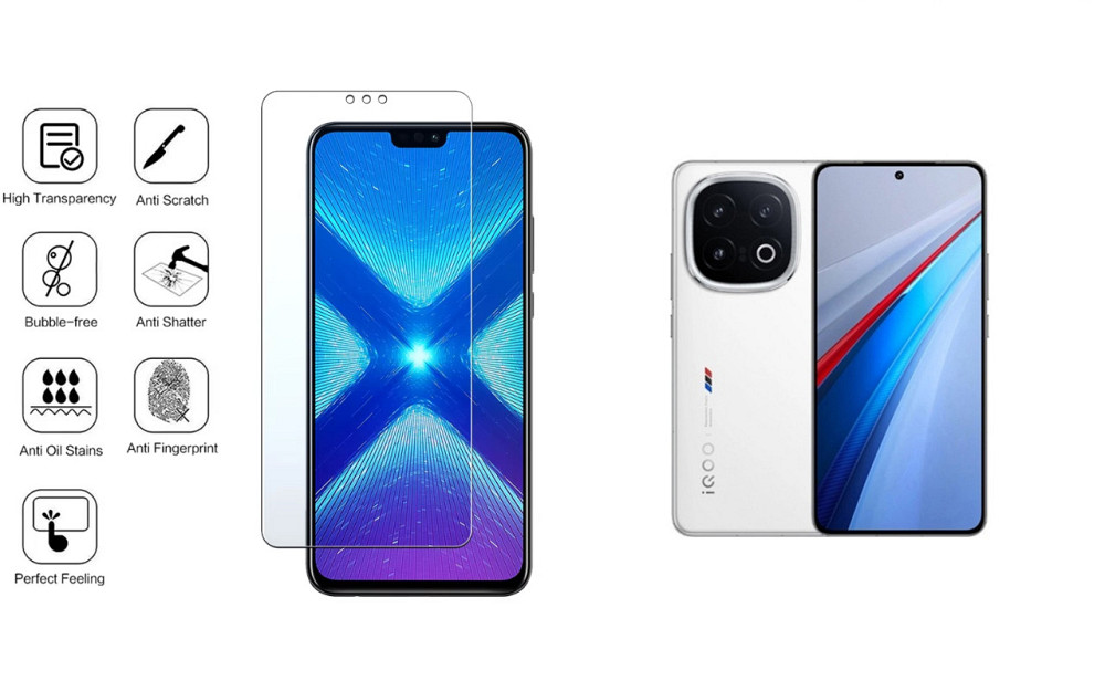 Защитное стекло NeoGlass для Vivo iQOO 13 – ультрапрозрачное и устойчивое Киев - изображение 4