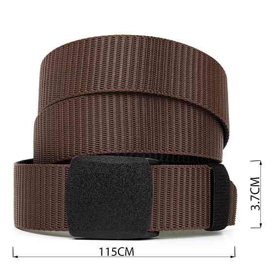 Текстильний ремінь Vintage 20538 Коричневий Київ