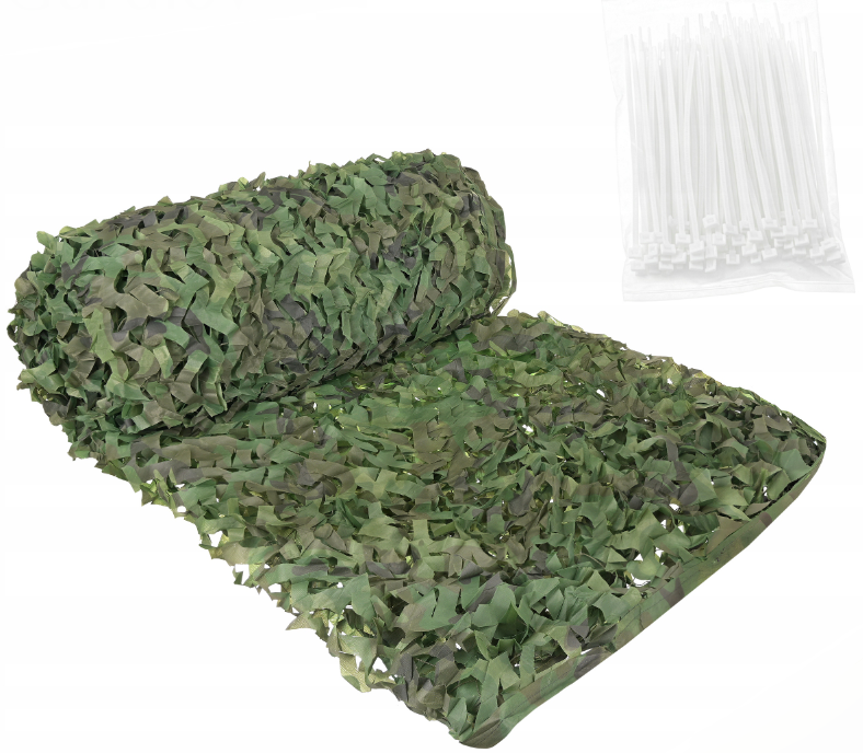 Камуфляжна маскувальна сітка розміром 4х6 метрів із кріпленнями Gardlov (27384) Нововолинськ - фото 2