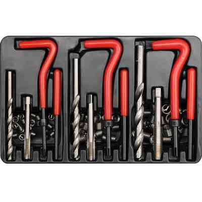 Набір інструментів Yato для ремонту різьби M6х1,0х10,8 мм; М8х1, 25х10, 8 мм; М10х1, 5х13, 5 мм (YT-1769) Вінниця