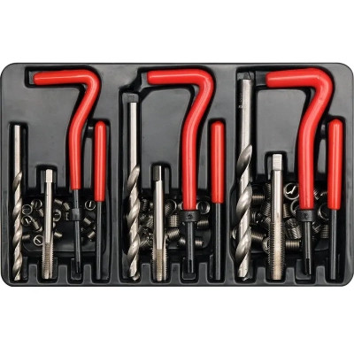 Набір інструментів Yato для ремонту різьби M6х1,0х10,8 мм; М8х1, 25х10, 8 мм; М10х1, 5х13, 5 мм (YT-1769) Вінниця - фото 1