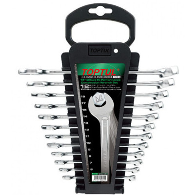 Ключ Toptul ключів комбінованих 6-19 мм 12 шт. (GAAC1201) Вінниця - фото 1