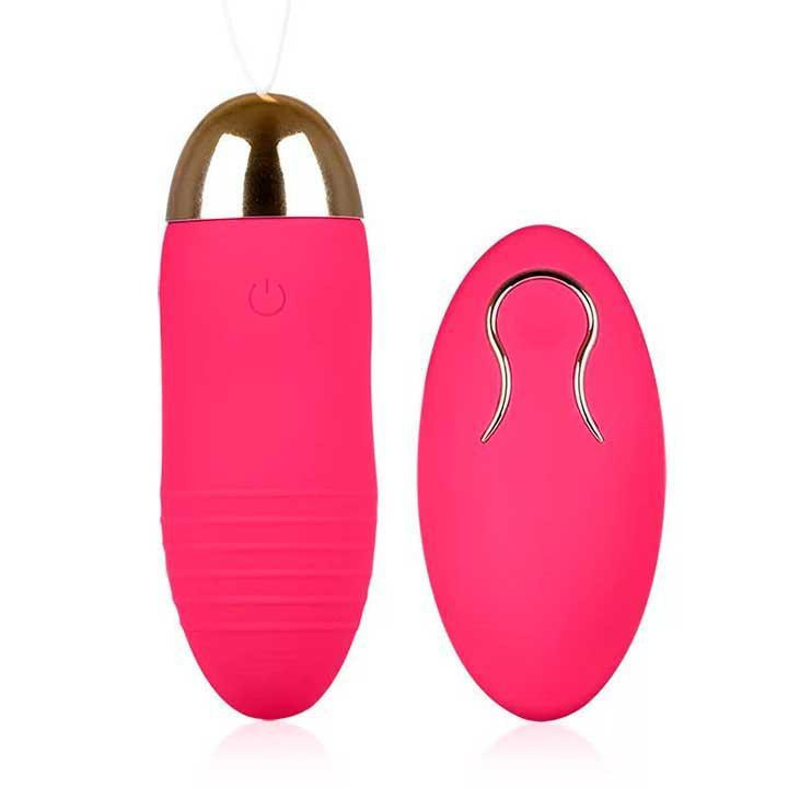 Яскраве віброяйце з Д/У USB- Ррожевий - Вібратори Вінниця - фото 1