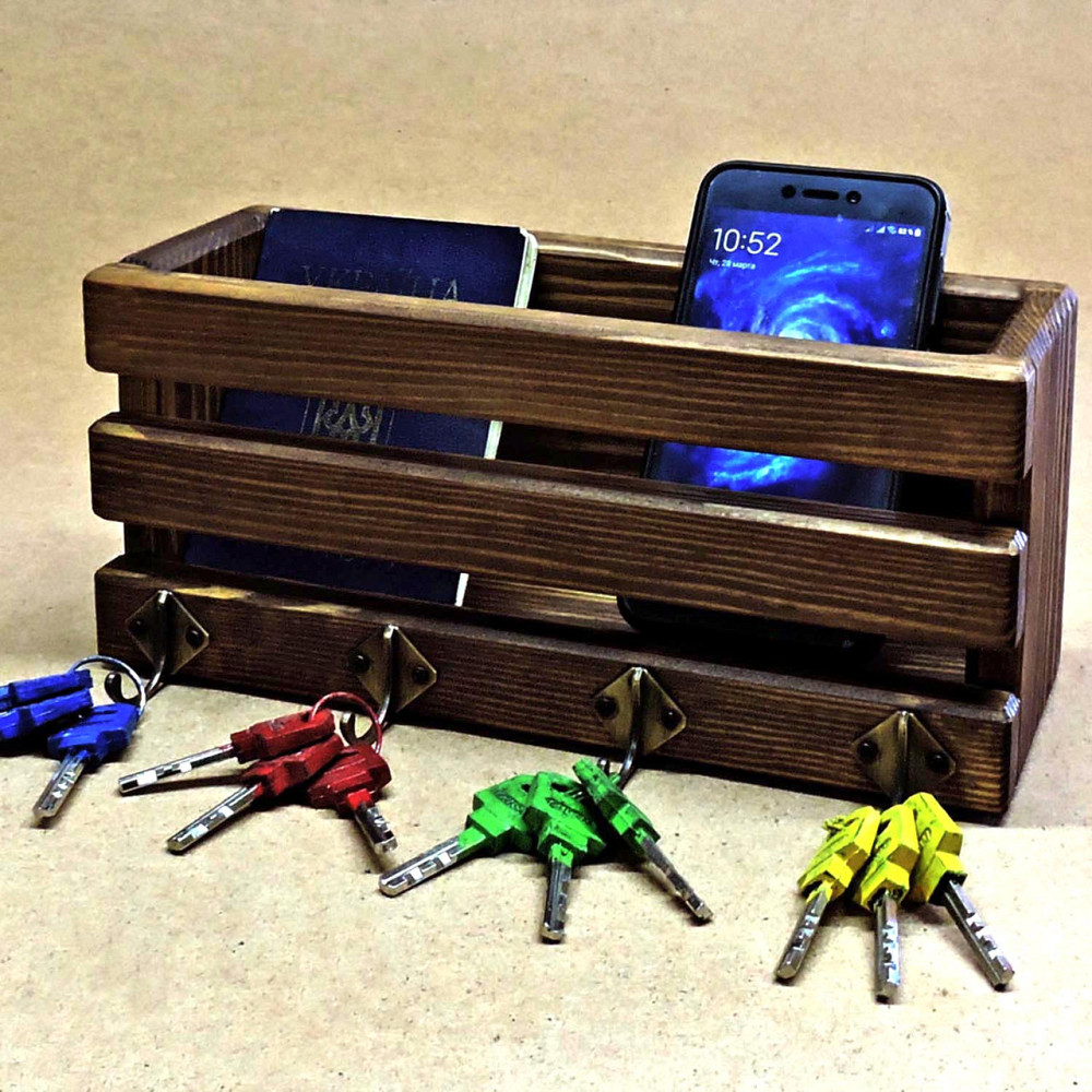 Ключница деревянная 