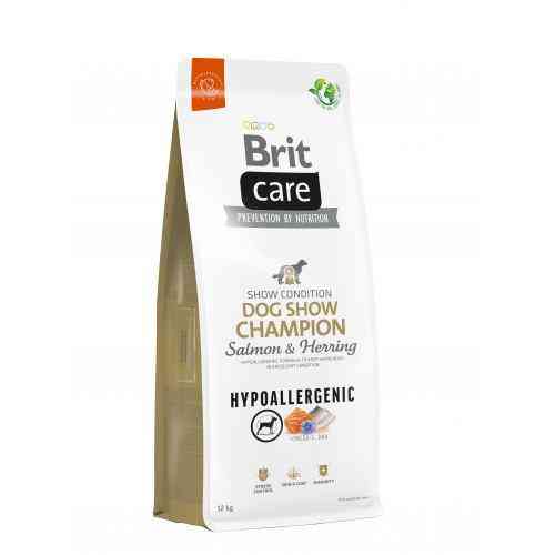 Сухой корм Brit Care Dog Hypoallergenic Dog Show Champion для выставочных собак, с лососем и селедкой, 12 кг Киев