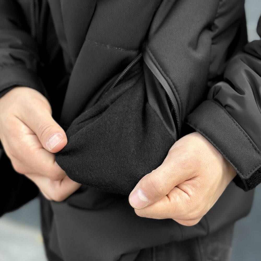 Демісезонна чорна чоловіча куртка Pobedov Darkness. Куртка весна осінь для чоловіків чорна Київ - фото 5