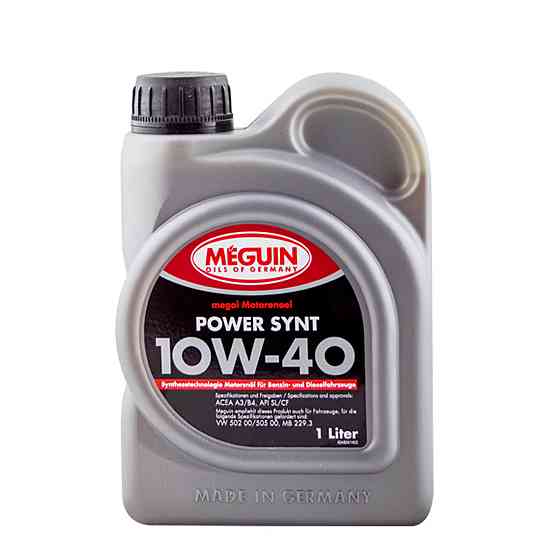 MEGUIN Power Synt SAE 10W-40 1 л — синтетична моторна олива для бензинових і дизельних двигунів, надійний захист та чистота двигун Ковель