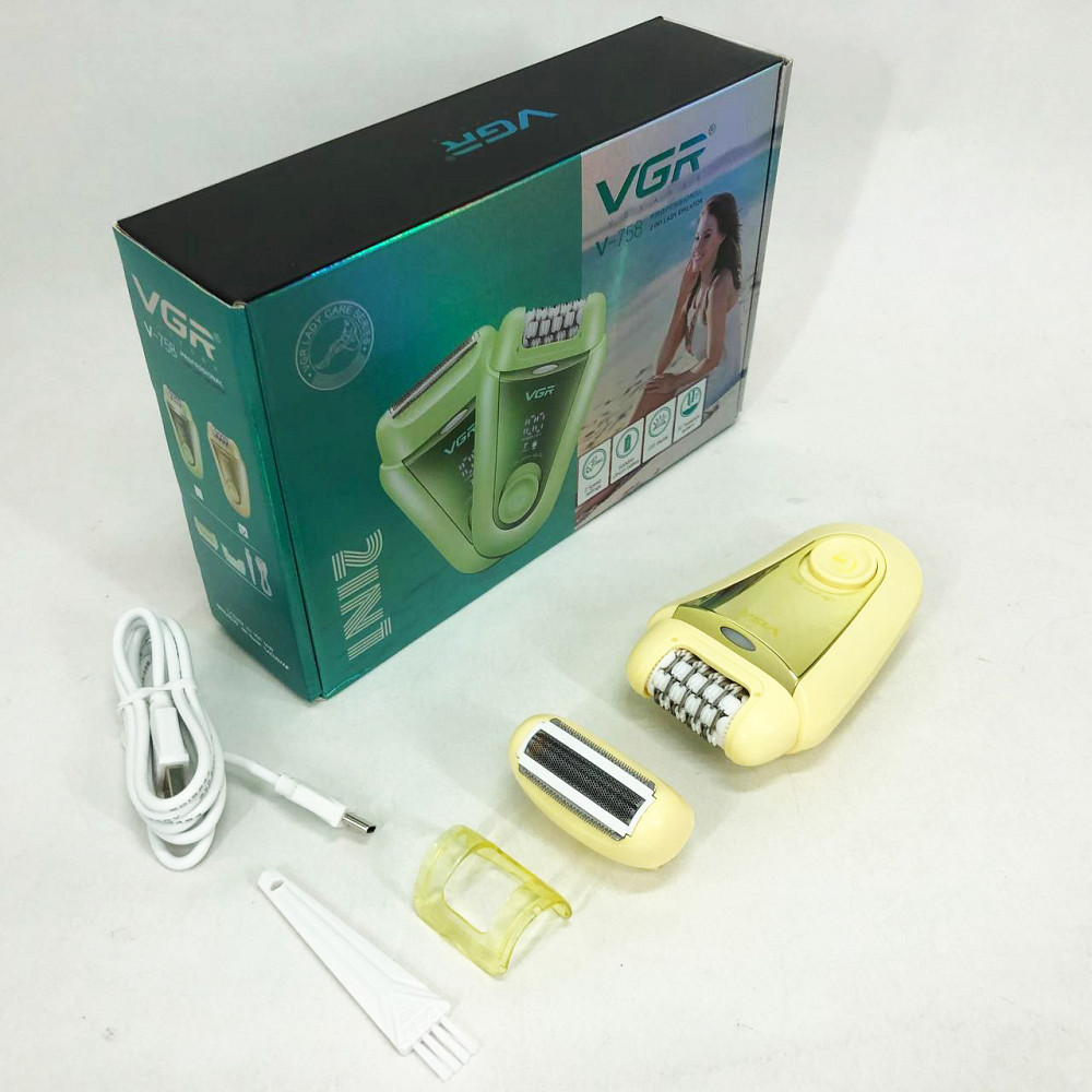 Домашняя электробритва женская GR, Эпилятор домашний аккумуляторный с насадками, Депилятор женский 3в1 LY-99 Львов - изображение 7