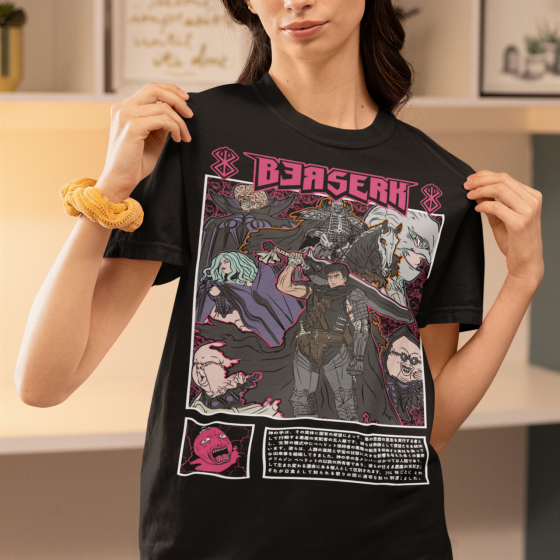 Футболка аниме Берсерк Гутс Гриффитх Сакрифике оверсайз (S/M/L) Черний AnimeJ0628 Днепр