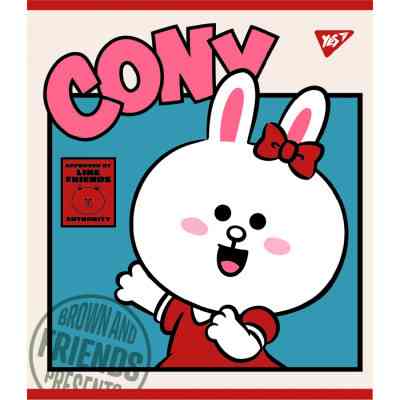 Тетрадь Yes А5 Line Friends 12 листов линия (766806) Винница