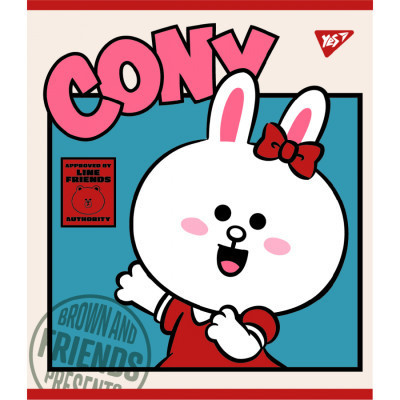 Тетрадь Yes А5 Line Friends 12 листов линия (766806) Винница - изображение 5