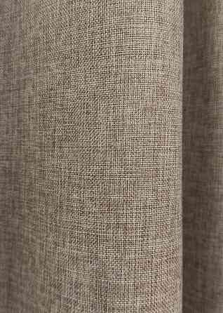 Однотонна тканина "Льон мішковина" висота 2,8м колір світло-кавовий 113ш Київ