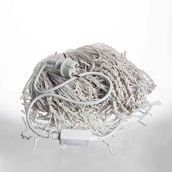 Вулична гірлянда Бахрома 36 м 600 LED білий провід Біле сяйво 36MWW Коломыя