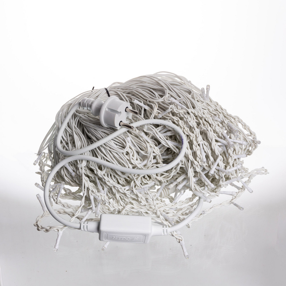 Вулична гірлянда Бахрома 36 м 600 LED білий провід Біле сяйво 36MWW Коломия - фото 5