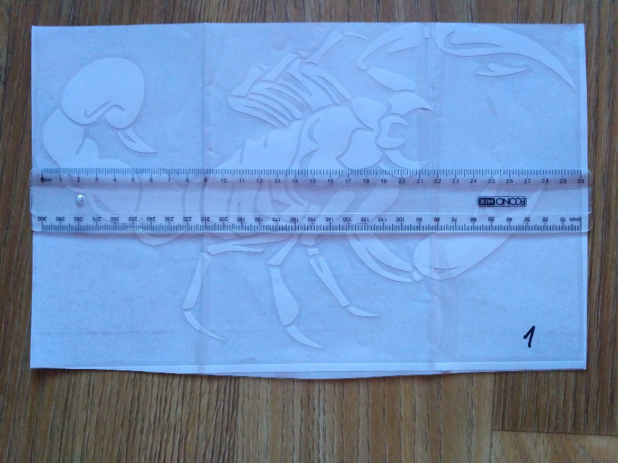 Наклейка на авто Скорпион Белый Киев - изображение 3