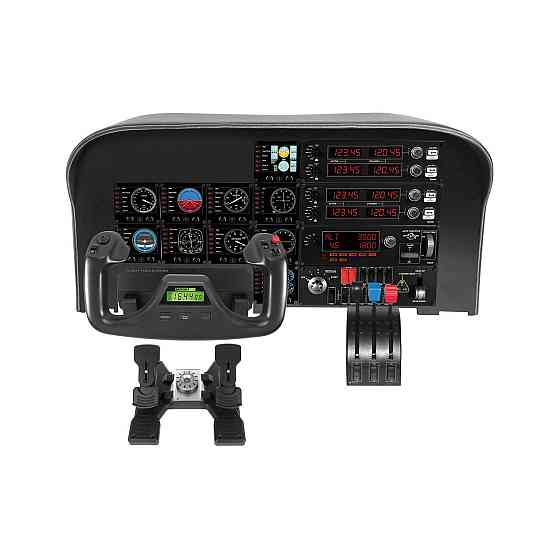 Педалі Logitech G Flight Rudder Pedals (945-000005) чорний/сріблястий Харьков