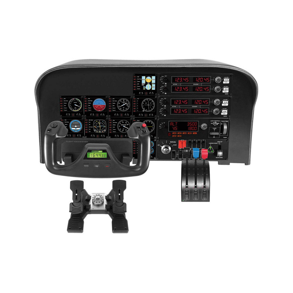 Педалі Logitech G Flight Rudder Pedals (945-000005) чорний/сріблястий Харків - фото 4