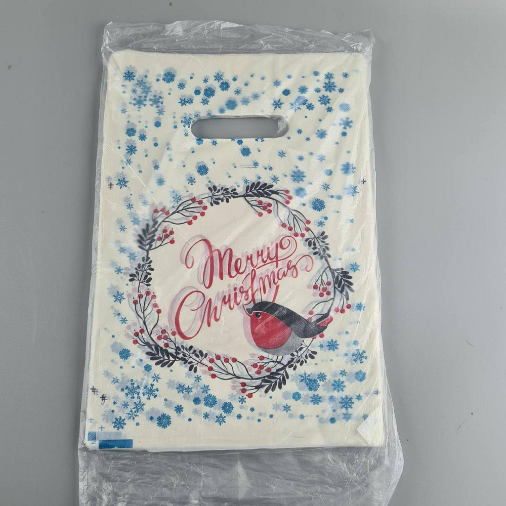 Пакеты с вырубной ручкой (20*30) Н Год 